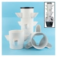 thumbnail image 2 of 1~10Pcs DIY Balcony Hydroponic Growing System Detachable PP Colonization Cups Home Garden Farm Greenhouse Vertical Tower Planter ,Easy to Use, 2 of 7