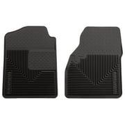 Husky Liners Heavy Duty Floor Mats Fits 2002-2006 Chevrolet Suburban/GMC Sierra 1500/2500/Tahoe/Cadillac Escalade, 1999-2007 Chevrolet Silverado, and more , Front Row, 2pc Black-51031