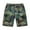 Green, variant on IROINNID Men's Shorts Casual Classic Fit Camouflage Summer Suit Shorts with Elastic Waist and Pockets