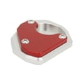 thumbnail image 3 of Side Stand Extension Pad, Wear Resistant Kickstand Enlarger Aluminium Alloy Red High Strength Secure Support  Replacement For  660 2021+ For Motorcycle, 3 of 8
