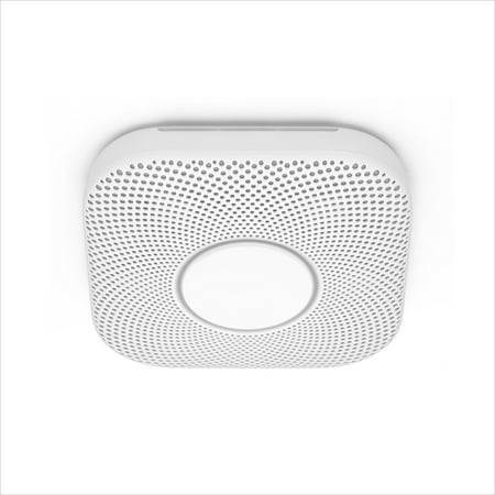 Nest Labs S3000BWES Protect Battery-Powered Smoke & Carbon Monoxide, Alarm, White, 2nd Generation