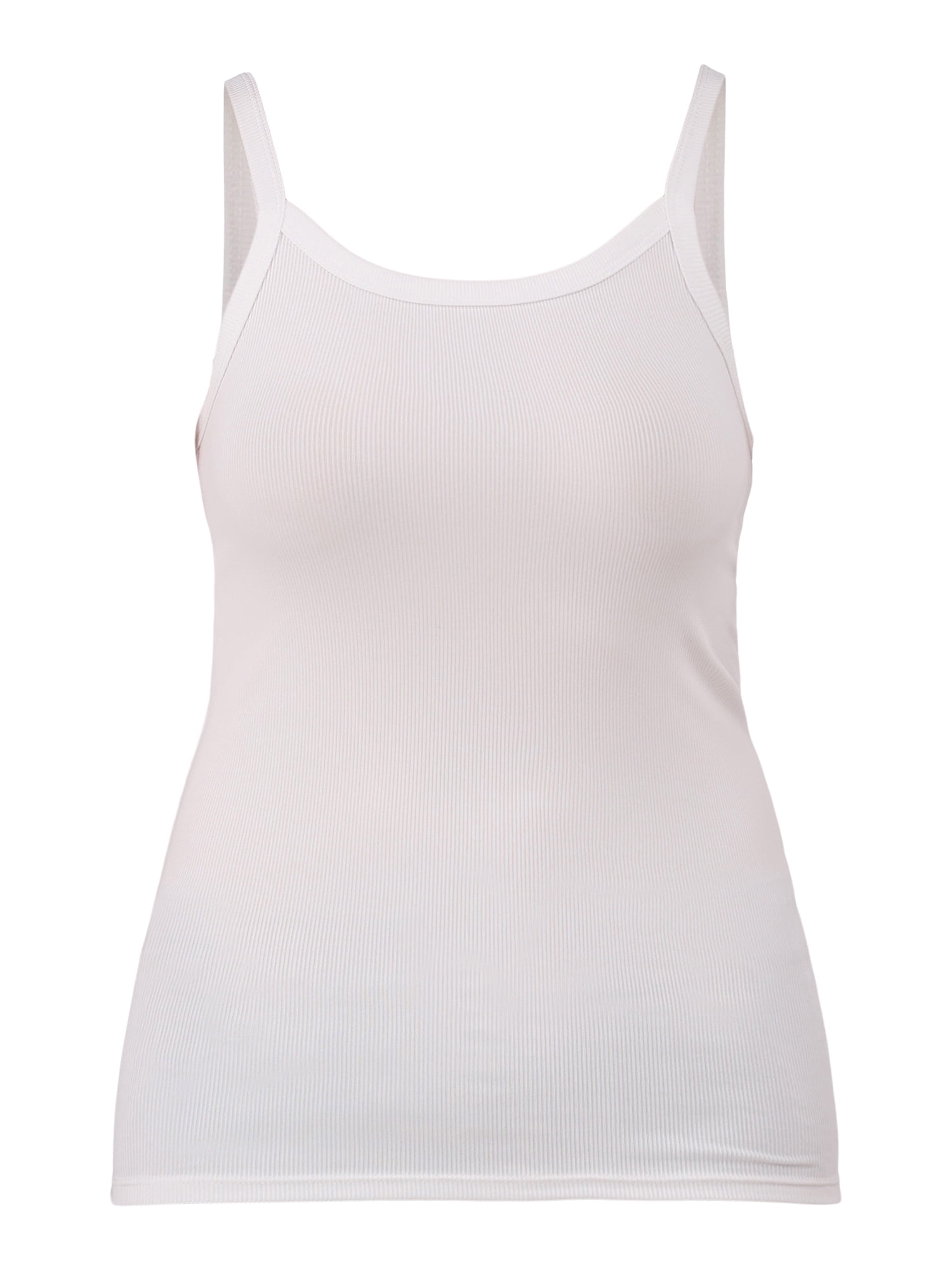 No Boundaries Ribbed Cami Top, 5-Pack, Women's XXS-XXL