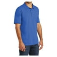 thumbnail image 4 of Mafoose Mens Core Blend Jersey Knit Male Polo Royal 5XL, 4 of 6
