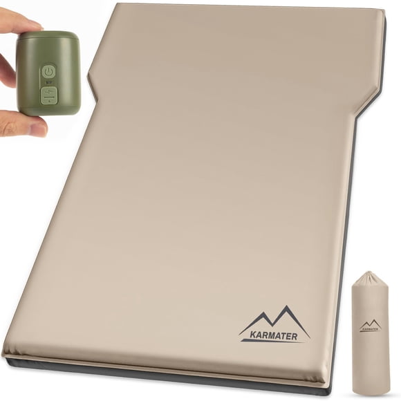 Colchón Inflable M KARMATER SUV Espuma Viscoelástica 200x132cm 2P