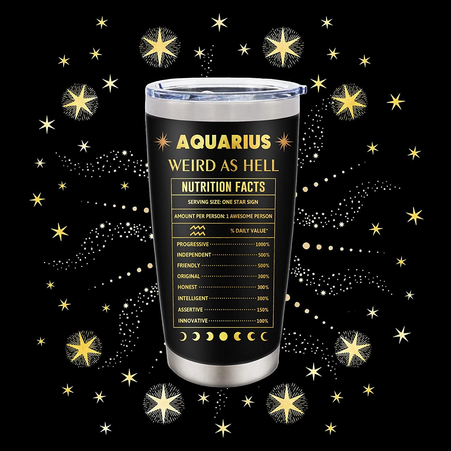 Aquarius Gifts Tumbler 20OZ, Astrology Gifts For Women, Aquarius Gifts For Women Men, January February Birthday Gifts, Horoscope Constellation Zodiac Gifts, Aquarius Birthday Gifts - Coffee Cup(1PC) - Walmart.com