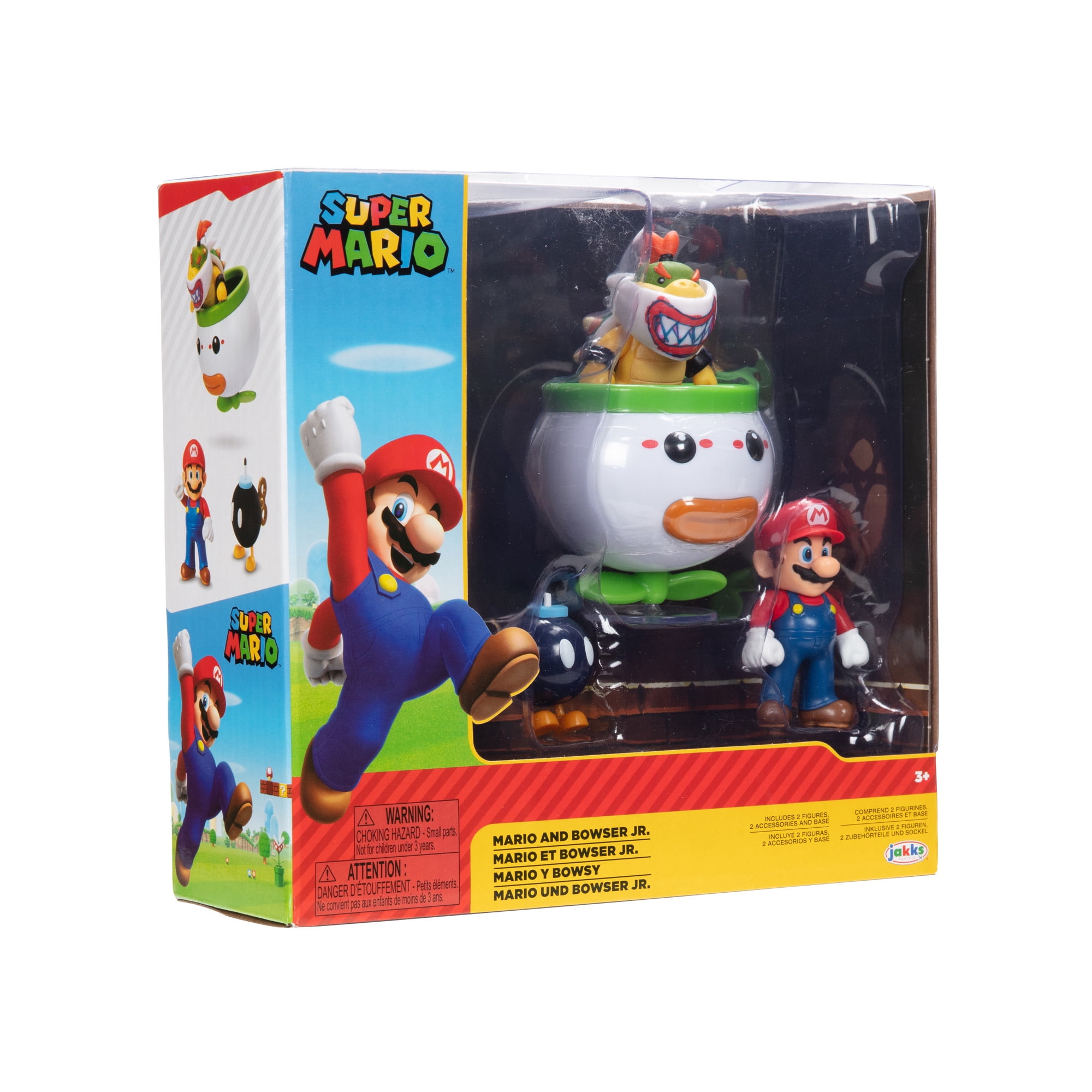 Nintendo Super Mario and Bowser Jr 2.5-in Figure Set 5-Pack