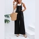 thumbnail image 5 of Pantalones casuales con tirantes para mujer, de color liso, de estilo europeo y americano, 5 of 5