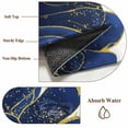 thumbnail image 6 of 2'x6' Rug Runners for Hallways Kitchen, Navy Blue Gold Non Slip Entryway Beside Floor Carpet Runner, Abstract Line Art Troditional Ink Painting Laundry Room Bedroom Throw Rugs Mat for Family Pet, 6 of 8