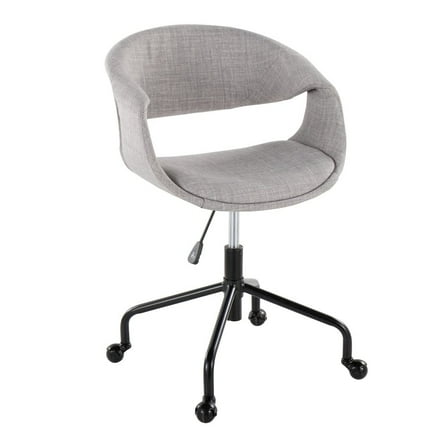 LumiSource Curvo Upholstered 4-Star Task Chair