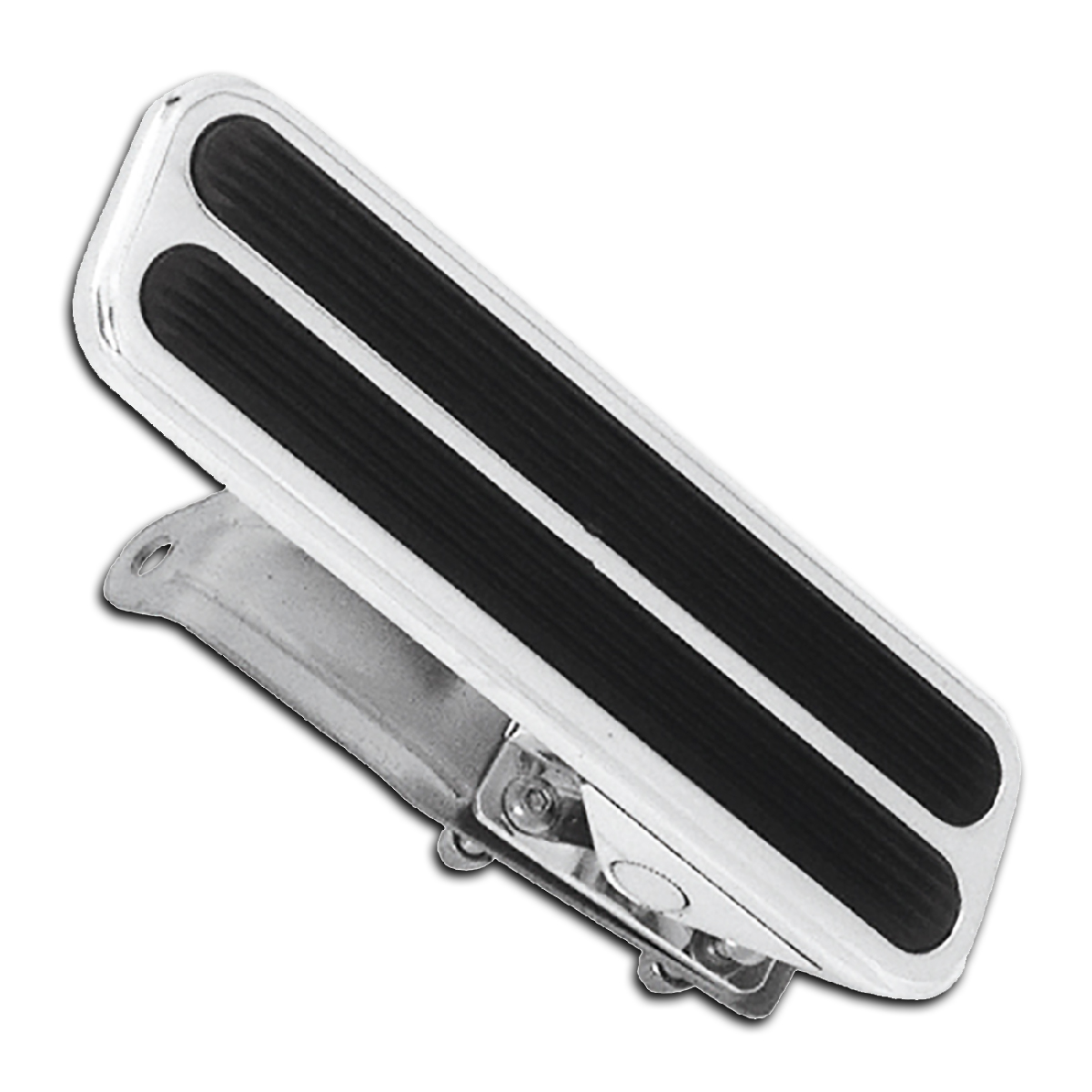 Chrome Aluminum Floor Mount Street Rod Throttle Gas Pedal Fits Chevy Ford Mopar