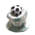 thumbnail image 1 of SUNSIOM Football Hat for Adult Contrast Color Soft Comfortable Wool Cap Funny Headgear for Bars, Masquerade Parties, 1 of 6