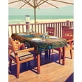 thumbnail image 2 of Fsddascl Peacock Feathers Eye Outdoor Tablecloth - 60x102 Inch Rectangle Dining Table Cover, Abstract Vintage Boho Oil Painting Waterproof Outdoor Table Cloth with Umbrella Hole & Zipper for Patio, 2 of 7