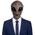 thumbnail image 1 of Máscara Terror VOSTEVAS Máscaras Alienígenas Halloween Horror Realista Látex Cabeza Completa Alienígena para (D), 1 of 9