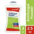 thumbnail image 2 of LEADER Athlete's Foot AF Powder, Moisture Absorbing, Antifungal, Talc-Free, 2.5 oz, Compare to Zeasorb, Pack of 3, 2 of 7