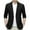 Black, variant on Men's Lightweight Suit Jacket, Summer Thin Blazer for Office, Breathable Formal Unlined Coat, Stretch Travel Sport Coat, Business Casual Jacket for Hot Weather,
