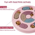thumbnail image 6 of Interactive Dog Treat Puzzle Toys for IQ Training & Mental Stimulating Enrichment Toys,Fun Slow Feeder Toys for Large Medium Small Dogs and Cats,Ideal Gift for Animal Lover(Pink), 6 of 9