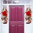 thumbnail image 6 of 4PCS Cordless Prelit Stairway Swag Trim, Christmas Swag Wreaths for Front Door Holiday Wall Window Hanging Ornaments for Indoor Ou, 6 of 9