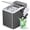 Gray, variant on EUHOMY Countertop Ice Maker with Handle, 26 lbs/Day Portable Ice Machine, 9 Bullet Cubes in 6 Minutes, 2 Ice Sizes, Self-Cleaning, 1.1L Water Tank, Blue