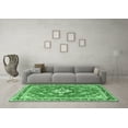 thumbnail image 3 of Ahgly Company Indoor Rectangle Medallion Emerald Green Traditional Area Rugs, 4' x 6', 3 of 4