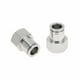 thumbnail image 1 of Conectores de aire de 1/2" hembra para manguera de aire, 2 piezas, acero inoxidable 304, tono plateado, 1 of 1