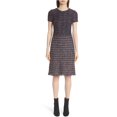 thumbnail image 1 of Vestido Midi de punto de cinta St. John azul 6, 1 of 2