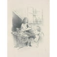 thumbnail image 2 of Adolphe Léon Willette 19x24 Black Ornate Framed Double Matted Museum Art Print Titled: Impatience (1897), 2 of 5
