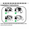 thumbnail image 5 of HANADWEO Replacement Mirror Glass For 2004-2010 Ford F150 Driver Left Side LH+Adhesive, 5 of 8