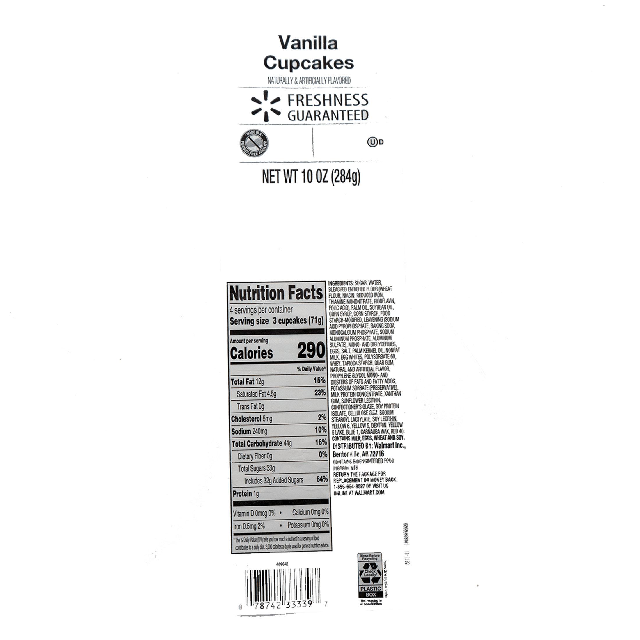 Freshness Guaranteed Fall Gold Vanilla Mini Cupcakes, 10 oz, 12 Count
