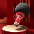 thumbnail image 3 of Usloyux Microphone Extérieur en Liquidation - Microphone Sans Fil pour Cellulaire Chanson Microphone Hi-Fi Audio d'Une Chanson K Trésor en Direct Bluetooth Microphone à Condensateur Sans Fil, Rouge, 3 of 4