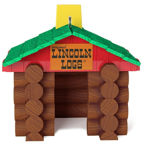 Hallmark Keepsake 2017 Hasbro LINCOLN LOGS Christmas Ornament