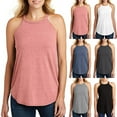 thumbnail image 3 of Gibobby Camiseta sin mangas de yoga para mujer Camiseta sin mangas de algodón elástico con correa para colgar en el cuello(Blanco,M), 3 of 5