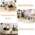 thumbnail image 7 of Pouecc 360 Rotating Makeup Organizer for Vanity Large Capacity Cosmetic Storage Case,Dresser Make Up Organizer Holder for Bedroom Bathroom and Countertop, 7 of 7