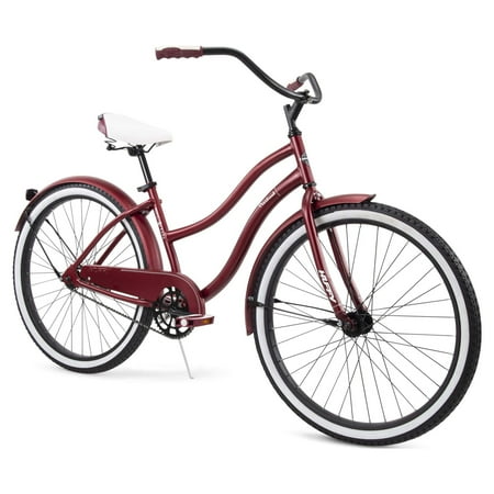 Huffy 26" Cranbrook Women's City Cruiser Bike, Dark Red