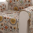 thumbnail image 7 of Benjara BM116911 Polyester Arm Chair Protector with Floral Print, Multi Color - 4 x 15 x 12 in., 7 of 7