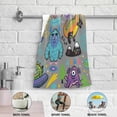thumbnail image 4 of Magic Monster Hand Towels 2 PCS, Unicorn Mermaid Kitchen Towel Ultra Soft and Highly Absorbent,Decorative Fingertip Face Towel for Bathroom Hotel, 28.3"x14.4", 4 of 4