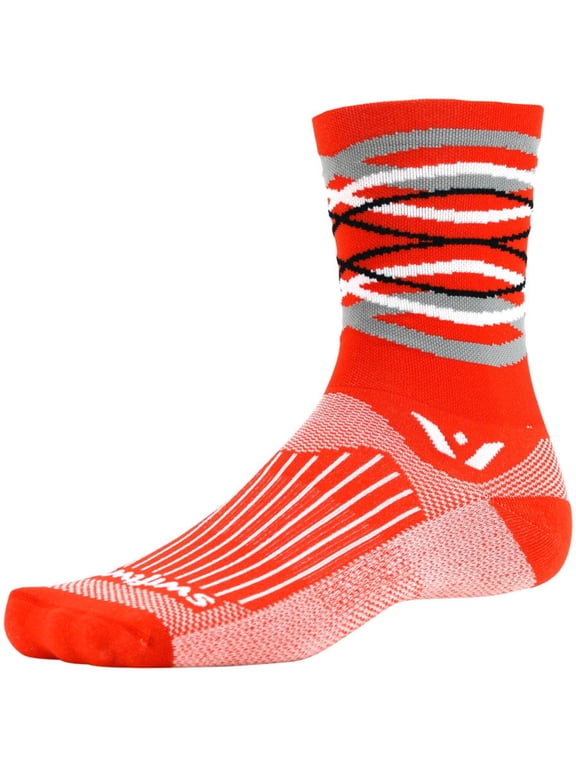 Vision Five Infinity Socks - 5 inch, Orange, X-Large