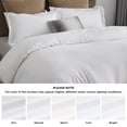 thumbnail image 7 of U by Bedsure Queen White polyester microfiber material Duvet Covers 3 Pieces, 1 Duvet Cover and 2 Pillow Shams, 7 of 7