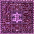 thumbnail image 1 of Ahgly Company Indoor Square Oriental Purple Industrial Area Rugs, 3' Square, 1 of 4