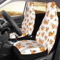 thumbnail image 2 of Pofeuu Squirrel Playing Print Automotive Car Seat Covers Flat Cloth Full Set Seat Covers,Car Seat Covers front seats for Cars Trucks and SUVs(Two packs), 2 of 7
