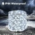 thumbnail image 5 of 72ft 200 LED Solar String Lights Outdoor Waterproof Christmas Decoration Fairy Lights with 8 Modes for  Garden Patio Party, Cool White, 5 of 9