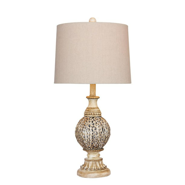 Fangio Lighting S 1606 27 In Antique, Gold Metal Branch Table Lamp