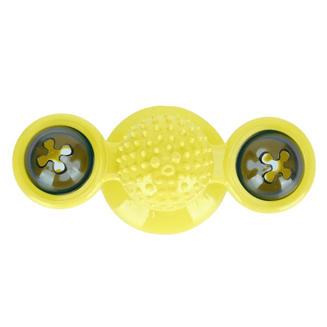 Pet Interactive Windmill,Turntable Interactive Cat Toys Rotatable Toywith LED Ball Cat Turntable Toy Sturdy Construction