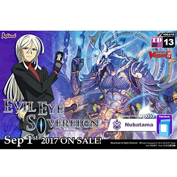 Cardfight Vanguard G Trial Deck 13 Evil Eye Sovereign English Nubatama - 54 cards