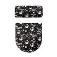 thumbnail image 5 of HELLHERO Bat and Moon Pattern Adjustable Stretch Toilet Lid Covers, Elastic Fabric, Stays in Place Toilet Seat Cover Replacement, Elastic Edge, Stretch Fit, 5 of 8