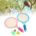 thumbnail image 1 of Kids Racket, Exercise Balance Impact Resistance Badminton Rackets for Kids Shock Absorption 1 Pair  for Indoor for Outdoor Fitness, 1 of 8