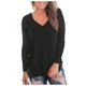 thumbnail image 1 of Gibobby Blusa Manga Larga Mujer Top para mujer Blusa casual de vacaciones de manga larga（Negro， XL), 1 of 5