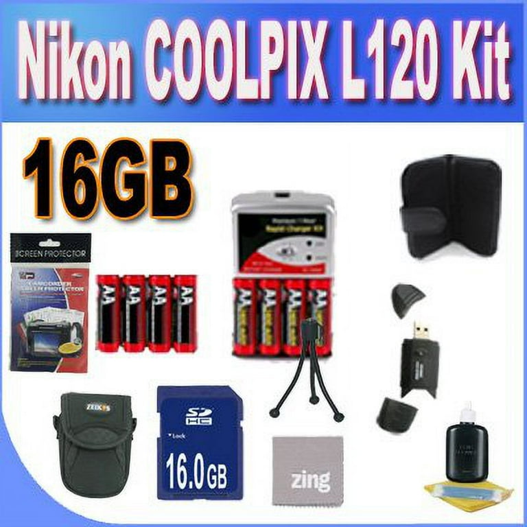 NIKON COOLPIX L120 + ケース CASE BAG to Camera NIKON COOLPIX L320 L310 L120 L110 L100