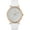 White/Rose Gold, variant on Timex Women's Crystal Opulence White/Rose Gold 38mm Dress Watch, Leather Strap