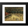 thumbnail image 2 of Emma Ciardi 14x11 Black Modern Framed Museum Art Print Titled - The Masked Ball, St. Mark's Square, Venice, 2 of 5