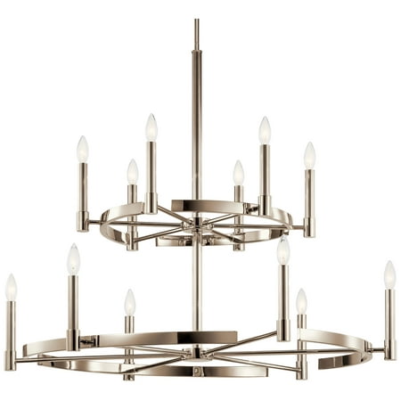 

Kichler Tolani 40 Wide Two-Tier 12-Light Modern Candelabra Chandelier